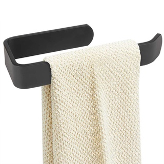 Soporte de toalla de mano para baño, barra de toallas autoadhesiva, fácil instalación de toallero de acero inoxidable percha de paños de plato (1 pieza)