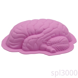 spl-molde de silicona para hornear pastel de halloween con forma de cerebro/pudín jello/postres/pastelería