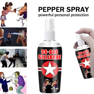 [fupopo] Spray de pimienta hombre mujer herramientas de autodefensa portátil Chili Spray pimienta Spray