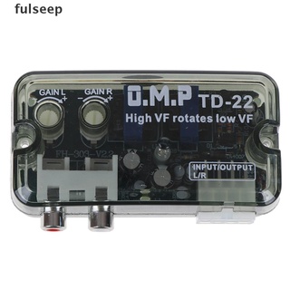 [fulseep] convertidor de audio de coche automático 12v rca estéreo alto a bajo ajustable convertidor adaptador dsgc