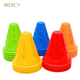 MERCY Outdoor Sport Training Cone Football Train Roller Skating Mark Cup Training Marker Discs Rugby Cylinder Windproof High quality Soccer For Roller Skating Train Obstacles/Multicolor