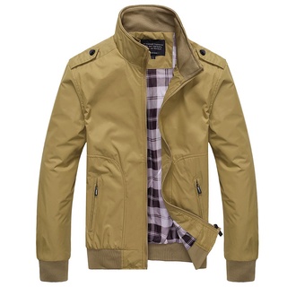 Nuevo clásico de los hombres Bomber chaqueta otoño Casual abrigos Bomber chaqueta Slim moda masculino Outwear