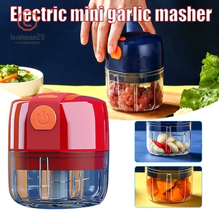 [LOHE] Mini USB recargable ajo verduras carne molinillo prensa picadora de alimentos picadora portátil trituradora de ajo máquina de cocina