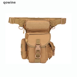 qowine - bolsa de pierna táctica militar para motocicleta, bolsa de caza, paquete de cintura cl