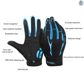 Guantes De Dedos Completos Para Bicicleta De montaña/guantes antideslizantes/Resistente a la ropa/transpirable/guantes Para Bicicleta/carretera/Mtb (9)