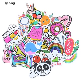 [I] 50Pcs Cute Cartoon Stickers Laptop Luggage Guitar Bicycle Skateboard Decals [HOT]