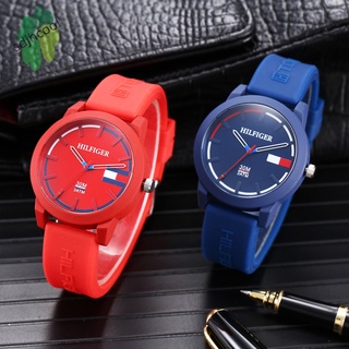 Watch Fashion New Luxury Tommy Hilfiger reloj de silicona analógico simple de cuarzo deportivo para hombres/mujeres
