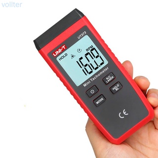 Voll UNI-T UT373 Mini tacómetro Digital sin contacto tacómetro rango de medición 10-99999RPM odómetro LCD retroiluminación