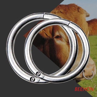 beehon ganado toro nariz anillo de ganado vaca nariz tracción clip equipo de agricultura