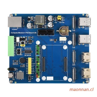 maonn POE IO USB 2.0 Junta De Expansión Ethernet Interfaz RS485 RS232 Hub De Conexión Para RPI Raspberry Pi Módulo De Ordenador 4 CM4