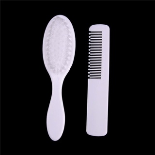[qinyuannan] 2 pzas/juego de brochas de pelo suave para bebés/cepillo abs para el cabello recién nacido/cepillo para la cabeza del bebé cl
