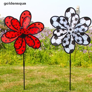 [goldensqua] Pinwheel Windmill Wind Spinners Toy for Lawn & Garden Flower Ornament Decor .