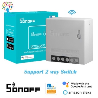 Sonoff-smart switch mini r2, interruptor externo con wi-fi, funciona con alexa, google home y ewelink -changer.cl