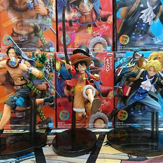 READY STOCK One Piece 3 Brothers Monkey D Luffy Ace Sabo Pvc Figura Juguetes