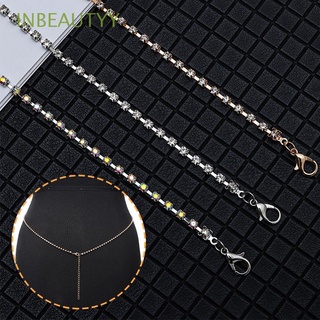 INBEAUTYY Alloy Crystal Waist Chain Belly Chains Rhinestone Body Chain Women's Fashion Beach Summer Gifts Jewelry Accessories/Multicolor