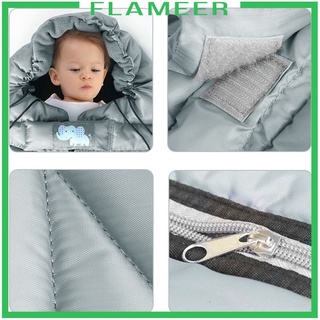 [FLAMEER] Cochecito saco de dormir invierno bebé bebé Universal cálido impermeable (3)