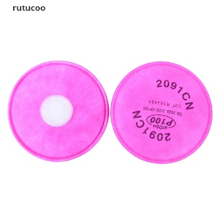 Rutucoo 2Pcs 2091 Filtro De Partículas P100 Para 5000 6000 7000 Series Respirador CL