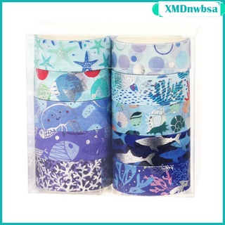 washi cinta set 4m decorativo papel enmascaramiento colección de cinta para manualidades