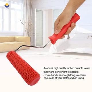 7inch Imitation Pattern Embossing Cylinder Wall Paint Roller Brushes Diatom Mud Construction Tool Portable