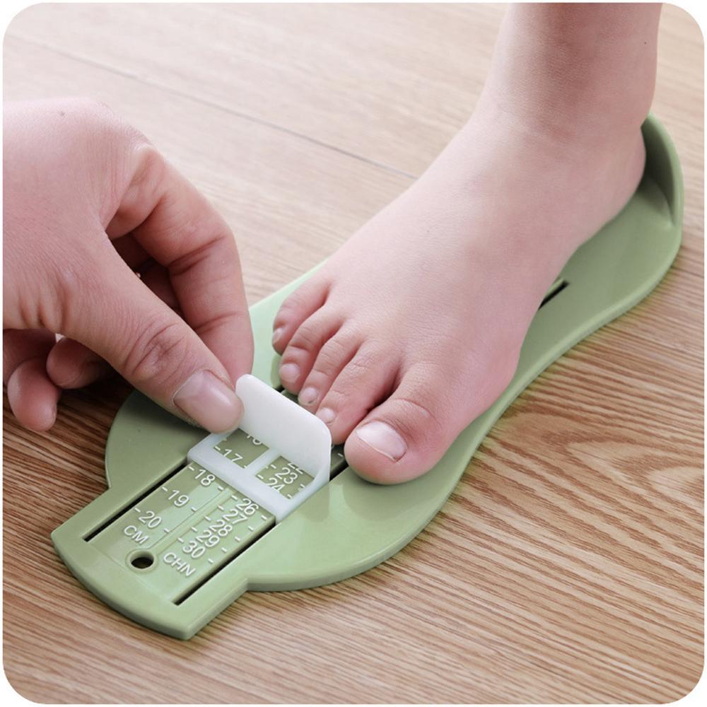 LE bebé pie regla de pie longitud medidor de medición dispositivo niño bebé zapatos accesorios medidor herramienta lele