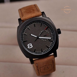 Providence reloj de pulsera militar de cuarzo deportivo con correa de cuero sintético regalo para hombre