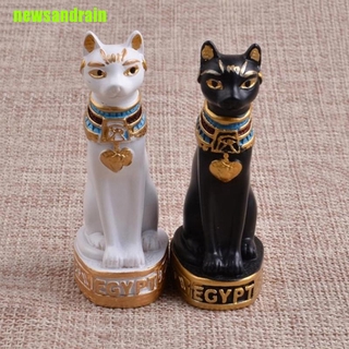 [verano] mini estatua egipcia Bastet gato escultura egipto diosa figura decoración del hogar