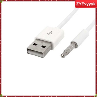 Adaptador De Cable MP3 Macho A USB-2.0 Enchufe De Audio AUX De 3.5 Mm