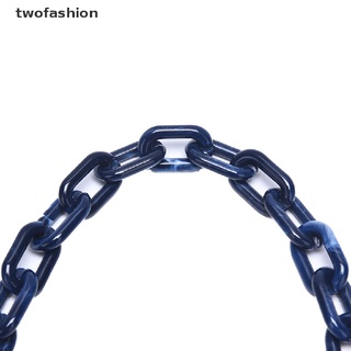 [twofashion] cadena de eslabones de plástico acrílico multicolor cadena ovalada cadena diy collar pulsera [twofashion]