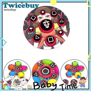 <twicebuy> Burbujas reutilizables juguete burbujas sensorial prensa juguete aliviar el aburrimiento para adultos