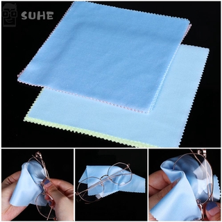 SUHE 5/10 piezas nuevos paños de limpieza pantallas de TV gafas toallitas de fibra de microfibra creativo hogar fácil de lavar para iPhone iPad limpiador de lente