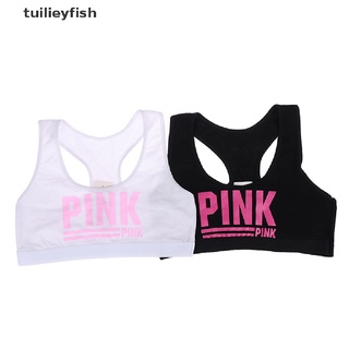 tuilieyfish adolescente sujetador deportivo niños top camisola ropa interior joven pubertad para 8-14 años cl