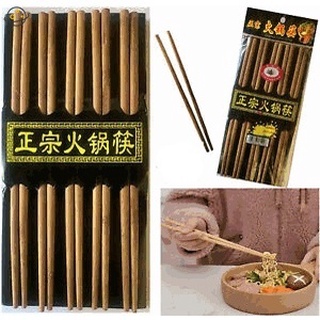 5 Pares De palillos chinos chinos De bambú Natural reutilizables De 24cm/palillos/reutilizables/comida Ykt