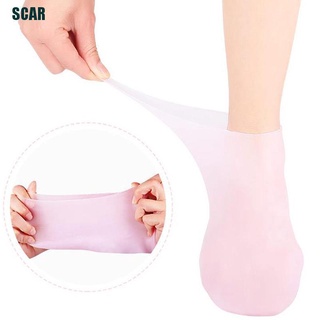 1 par de calcetines para el cuidado de los pies Spa de silicona hidratante Gel Anti grietas protectores