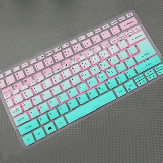Cubierta de teclado de silicona ultrafina impermeable a prueba de polvo 5 Swift Guard SF514 Protector Aspire 5 (9)