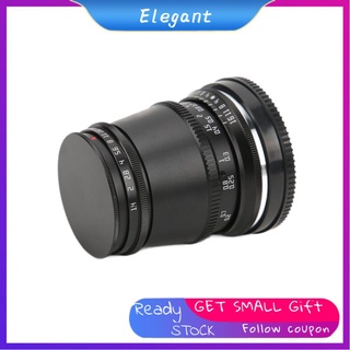 Eleganthome TTArtisan 17 mm F1.4 lente de gran angular para Sony E Mount APS‐C MF cámara 0 0