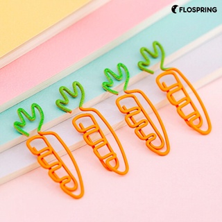 flo zanahoria helado guisante forma de nabo marcapáginas titular de papel clip papelería (8)