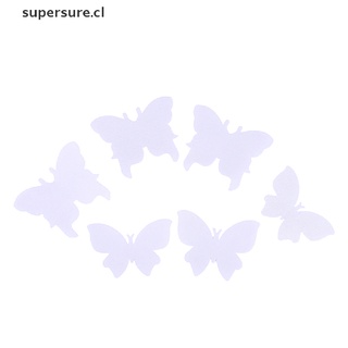 SUPERSUREButterfly Glutinous Rice Paper Edible Cake Decoration Mixed Butterfly Sticky Waf.