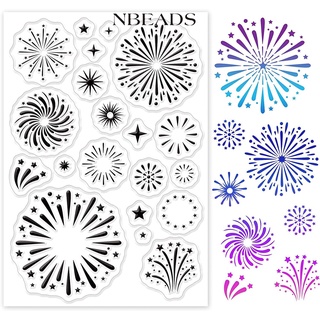 Nbeads - sellos transparentes de silicona para manualidades, diseño de tarjetas, decoración y álbum de recortes