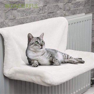 WONDERFUL for Cats or Small Dogs Cat nest Pet Supplies Iron frame cat bed Pet Bed Winter Warm Comfortable Material Warm Fleece Basket Indoor Soft Cat hammock/Multicolor