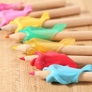 [BK]Bakilili 10 pzs pluma de delfines/dispositivo de corrección de postura para escritura/útiles escolares para niños/estudiantes (3)