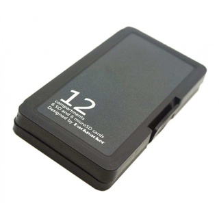 Caja con 12 compartimientos Para tarjeta De memoria Micro SD