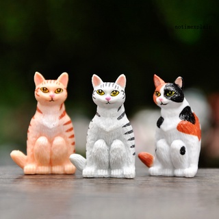 [tmx]6 pzas figura de dibujos animados/posición en cuclillas/impermeable/pvc kitan club cat/modelo para niños (4)