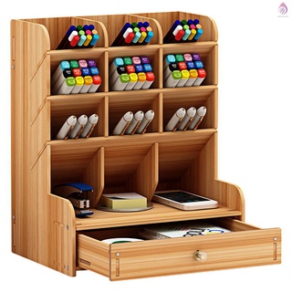 Caja Organizadora De madera Para escritorio con cajón Para Hom (1)