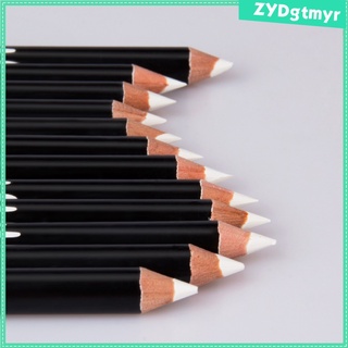 paquete de 12 lápices delineador profesional de larga duración, color blanco