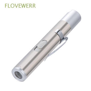 FLOVEWERR Multifunction Flashlight Mini Pet Toy Laser Pointer Portable Ultraviolet Rays Counterfeit Detector Rechargeable Funny Cat Stick