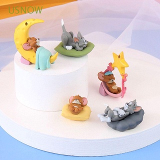 Usnow regalos Q versión miniaturas gato y ratón muñeca juguetes Tom & Jerry Tom & Jerry figuras de acción figura modelo