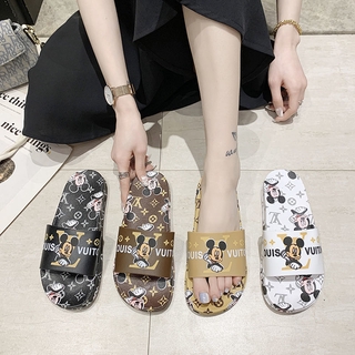 ! ¡Louis Vuitton! 2021 verano nueva tendencia de moda cómoda mujer sandalia zapatos planos mujeres (1)