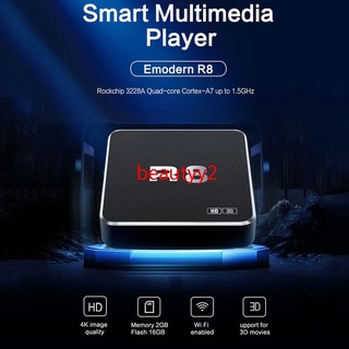 ready stock R8 4K 5G High Definition TV Box Android Rockchip 3228A 2.4G WIFI Support Ethernet AV IR TF Card Digital TV Set Top Box fast delivery