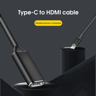 Adaptador Tipo C A HDMI 4K 30 Hz Cable Para Teléfono Pantalla (4)