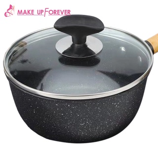 (Make_Up Forever olla De cocina De hierro con tapa De vidrio templado/utensilio De cocina